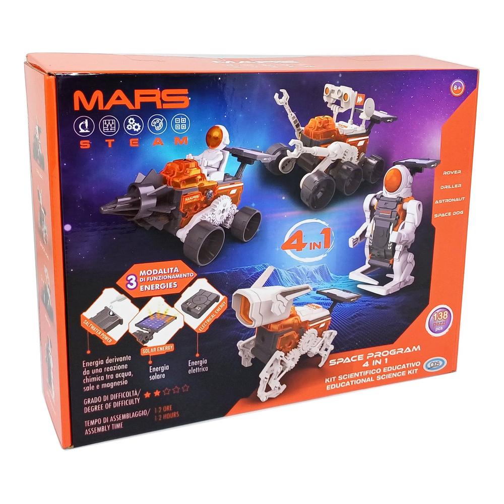 ODS 42914 MARS STEAM SPACE PROGRAM 4 IN 1 ROBOT