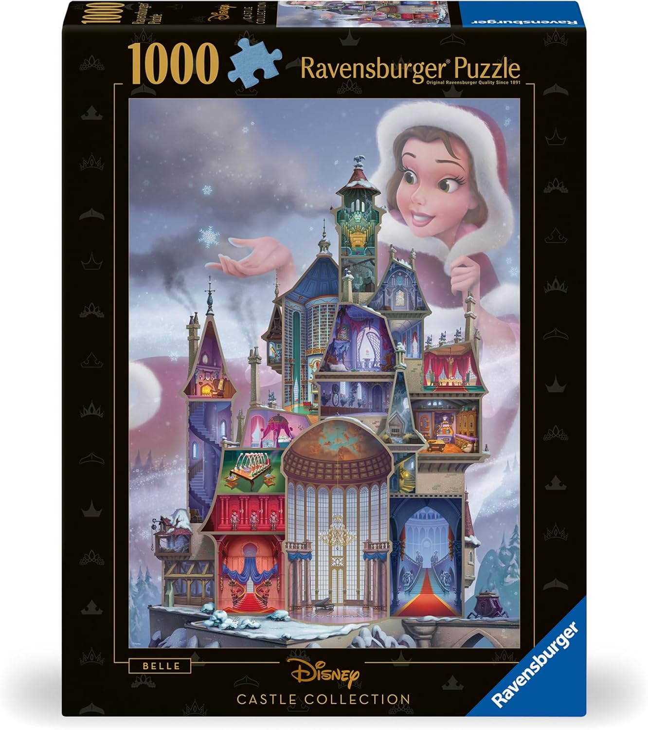 RAVENSBURGER 00262 PUZZLE DA 1000 PZ. BELLE DISNEY CASTLE