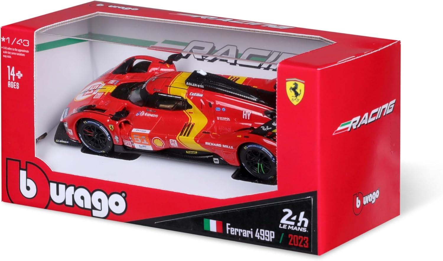 BURAGO 1836322 FERRARI 499P LMH SCALA 1/43