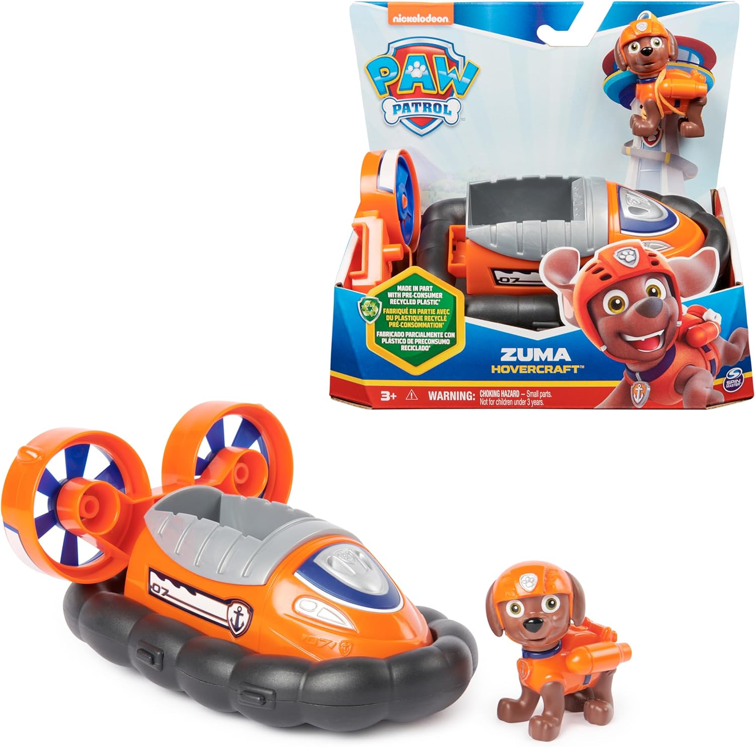 SPINMASTER 6069048 PAW PATROL VEICOLO BASE ZUMA