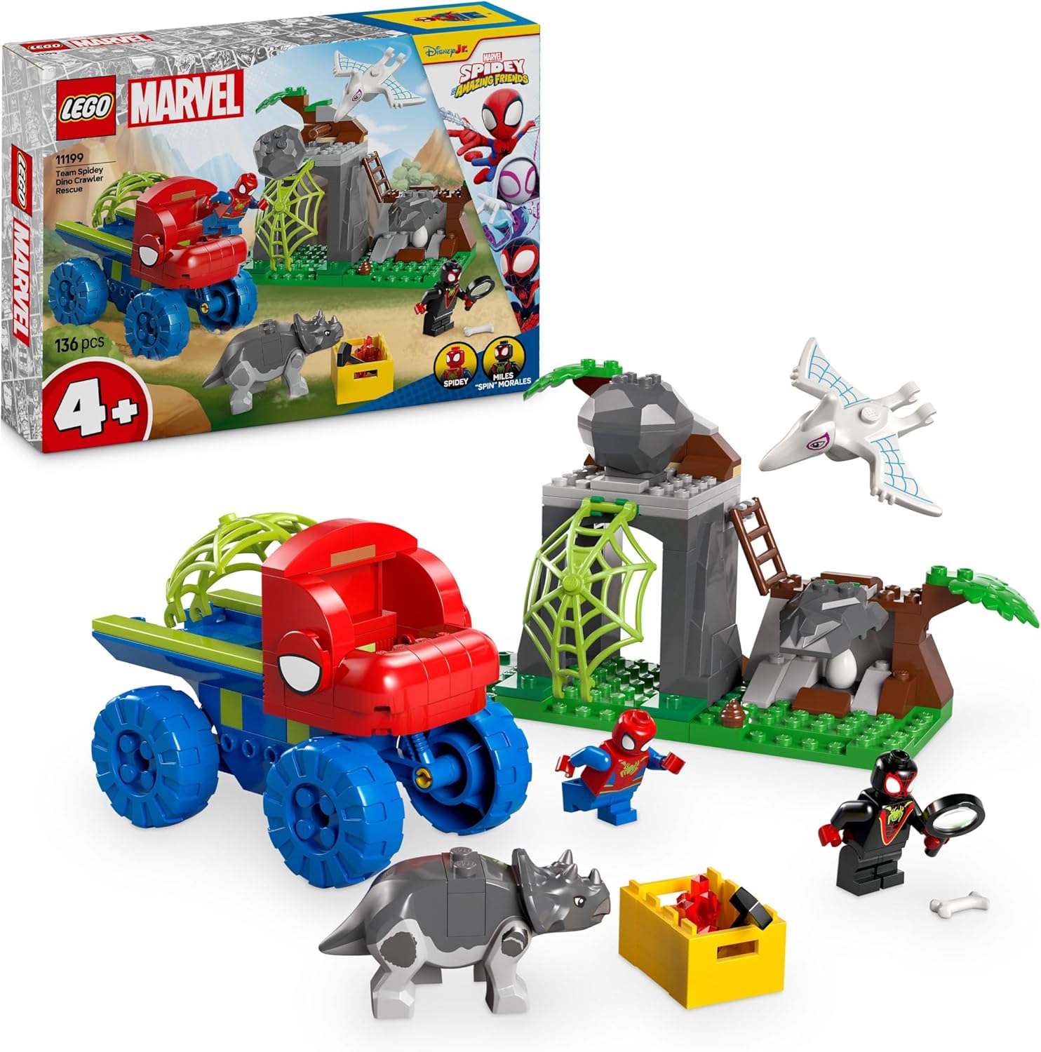 LEGO 11199 TEAM SPIDEY SALVATAGGIO SU DINO RUSPA SPIDEY