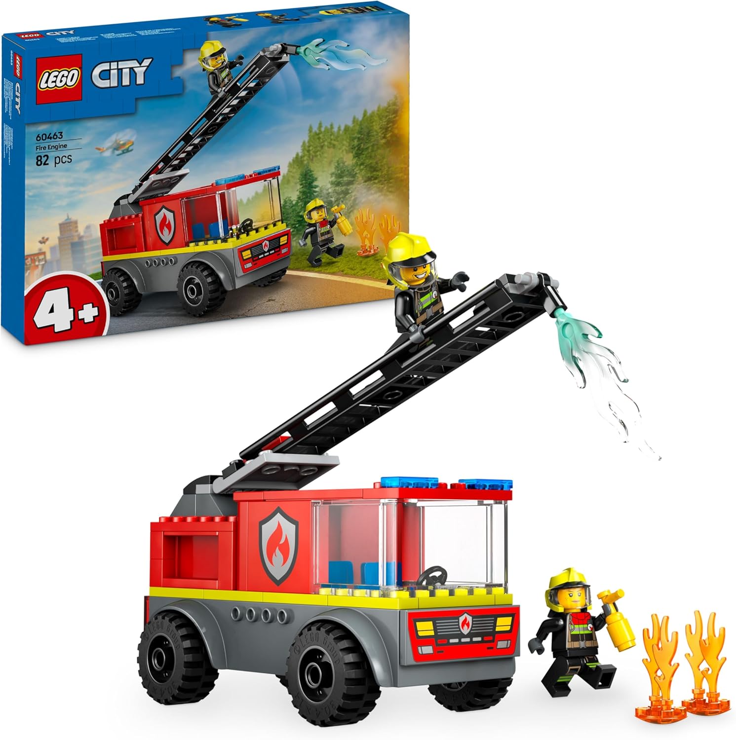 LEGO 60463 AUTOPOMPA CON SCALA CITY