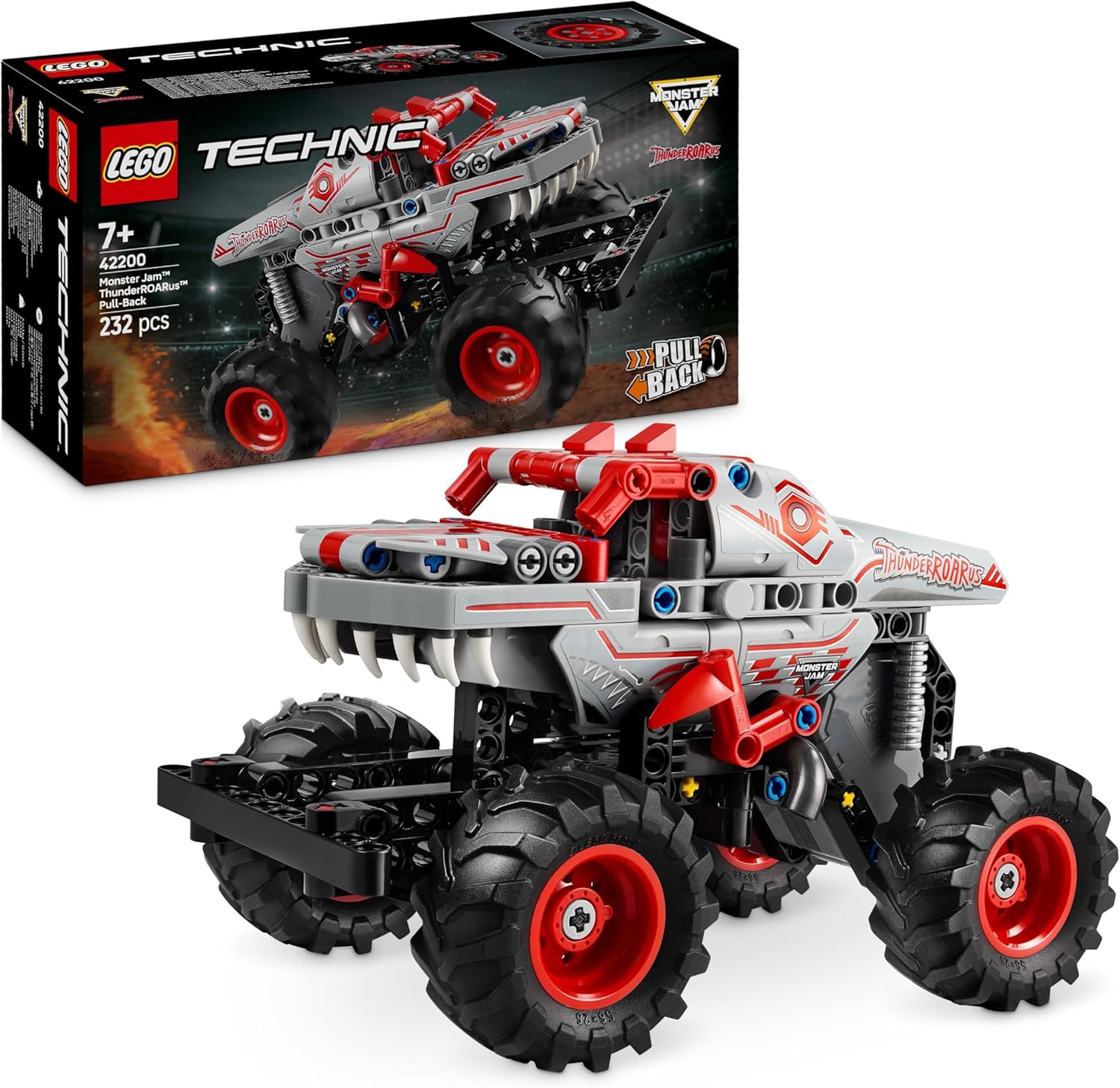 LEGO 42200 PULL BACK MONSTER JAM THUNDR ROARUS TECHNIC