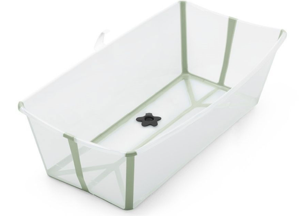 STOKKE 535904 VASCHETTA FLEXI BATH X-LARGE TRASPARENT GREEN