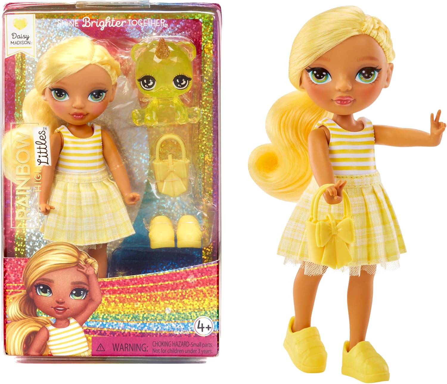 MGA 531227 RAIMBOW HIGH LITTLES DOLLS DAISY GIALLA