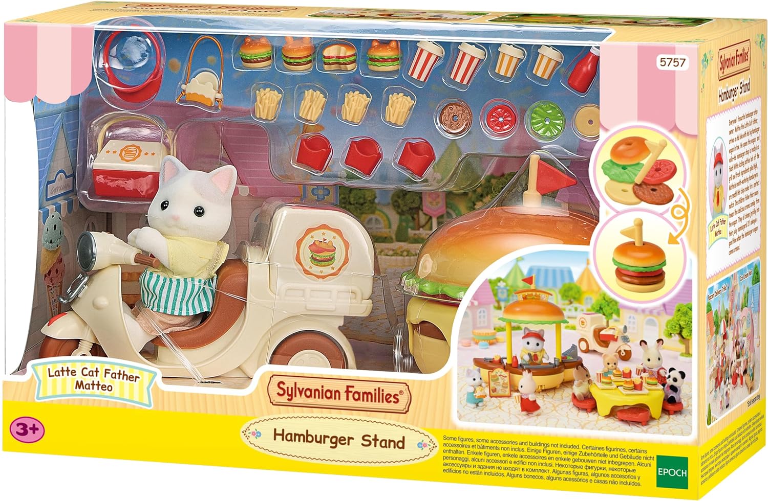 SYLVANIAN FAMILIES 5757 CHIOSCO HAMBURGER