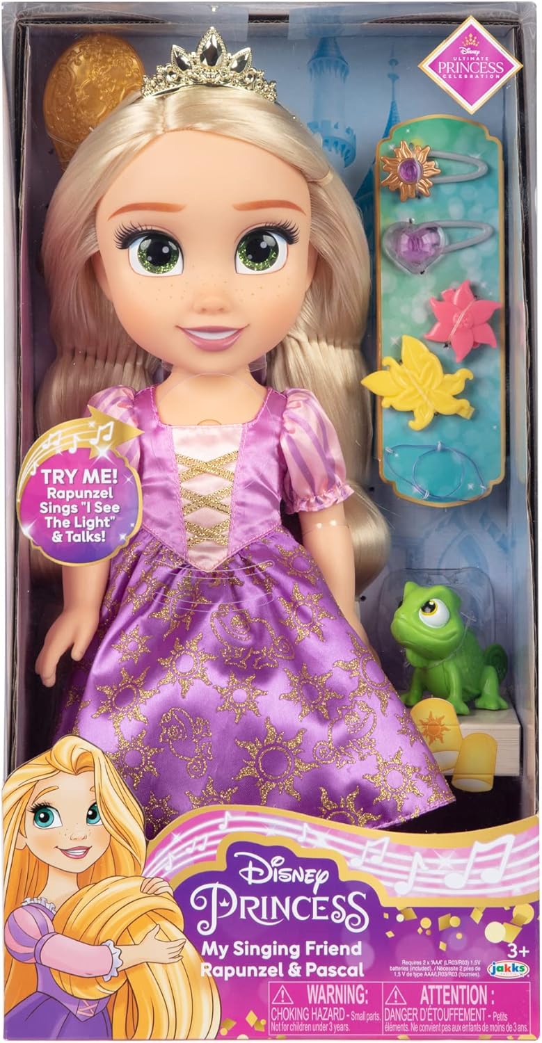 JAKKS 224946 DISNEY PRINCESS LA MIA PRIMA RAPUNZEL CANTANTE CM.38