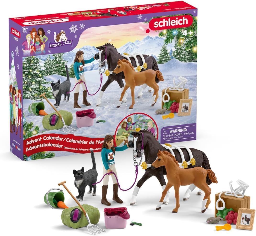 SCHLEICH 2599092 CALENDARIO DELL'AVVENTO HORSE CLUB