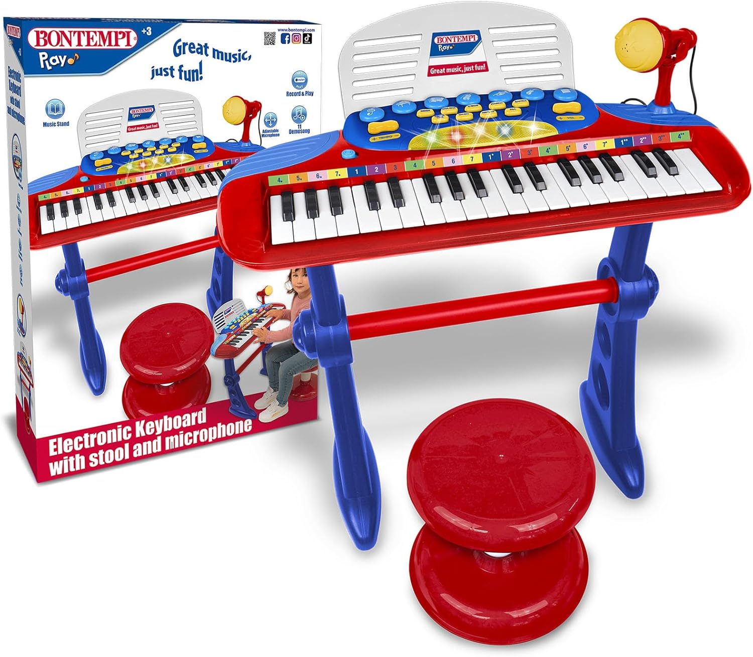 BONTEMPI 13 3740 ORGANO ELETTRONICO CON GAMBE