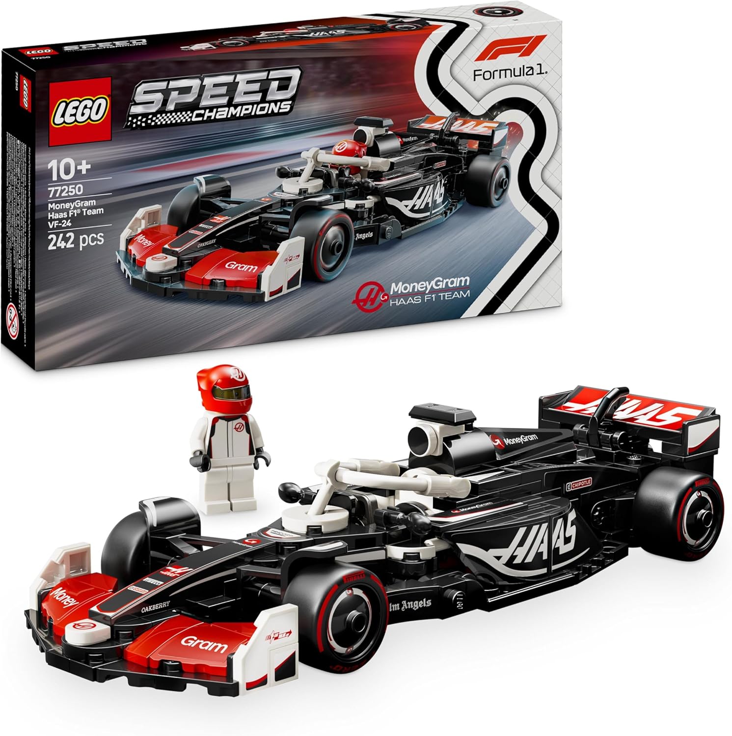 LEGO 77250 AUTO DA CORSA MONEYGRAM HAAS F1 TEAM VF-24 SPEED CHAMPIONS