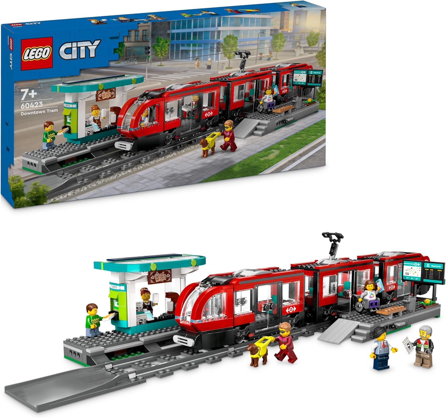 LEGO 60423 TRAM E FERMATA DEI TRAM CITY