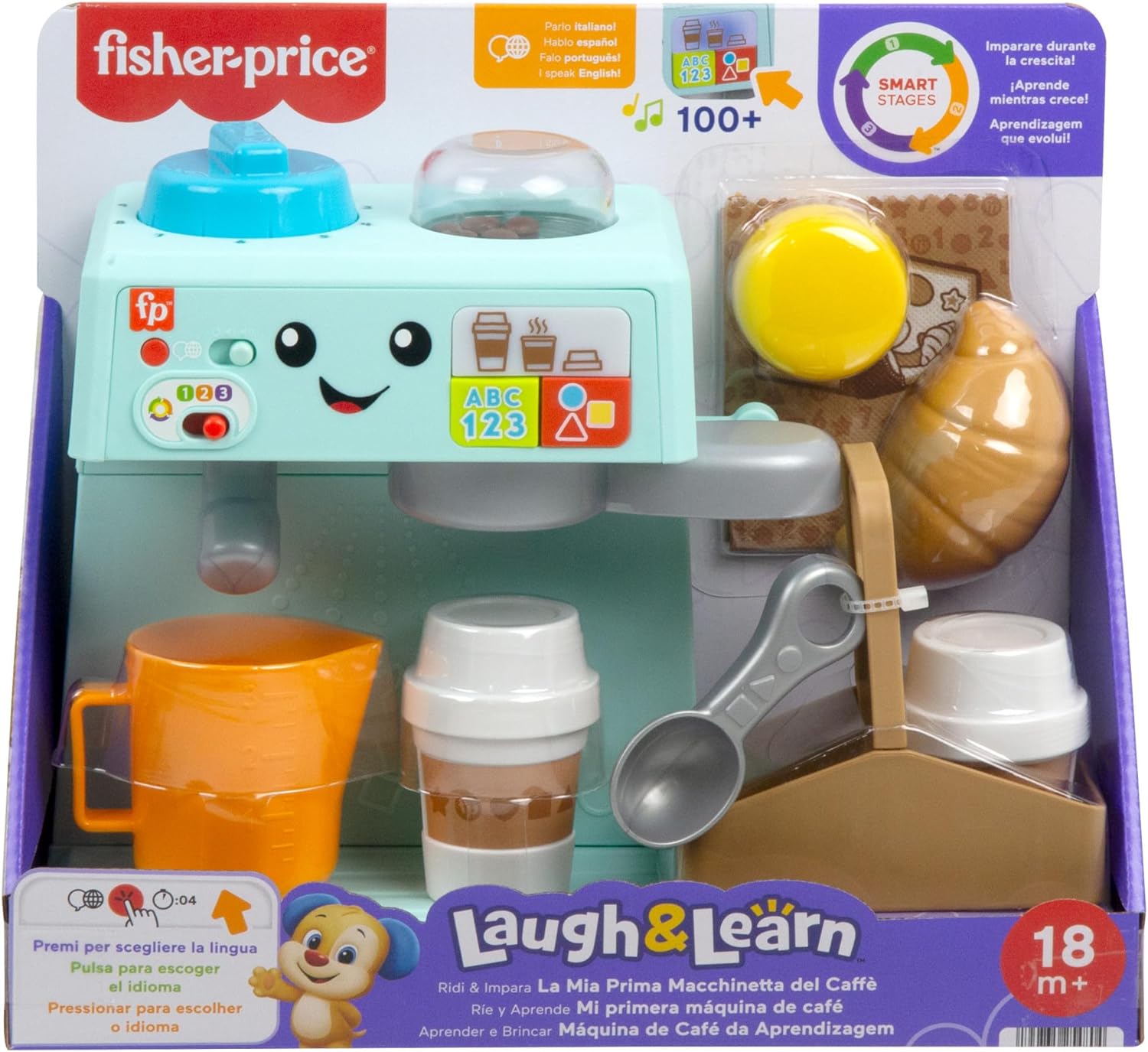 FISHER PRICE HYT02 RIDI E IMPARA LA MIA PRIMA MACCHINETTA DEL CAFFE'