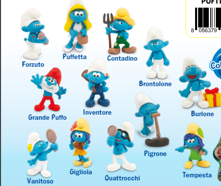 GIOCHI PREZIOSI PUF11000 PUFFO PERSONAGGIO