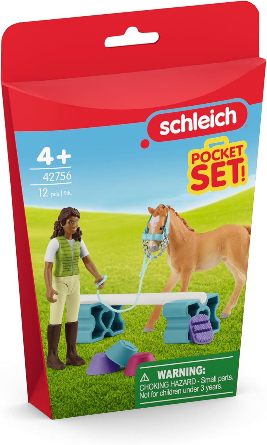 SCHLEICH 2542756 SET PER L'ADDESTRAMENTO DEI PULEDRI