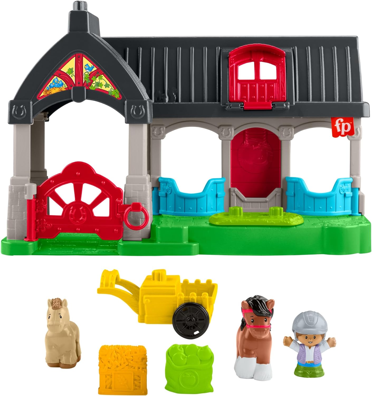 FISHER PRICE HWR84 MANEGGIO DEI CAVALLI DI LITTLE PEOPLE