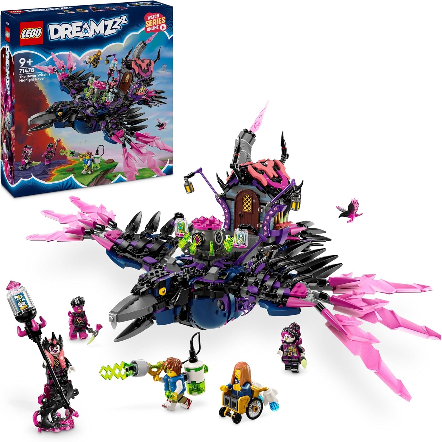 LEGO 71478 IL CORVO DI MEZZANOTTE DELLA MAI STREGA DREAMZ