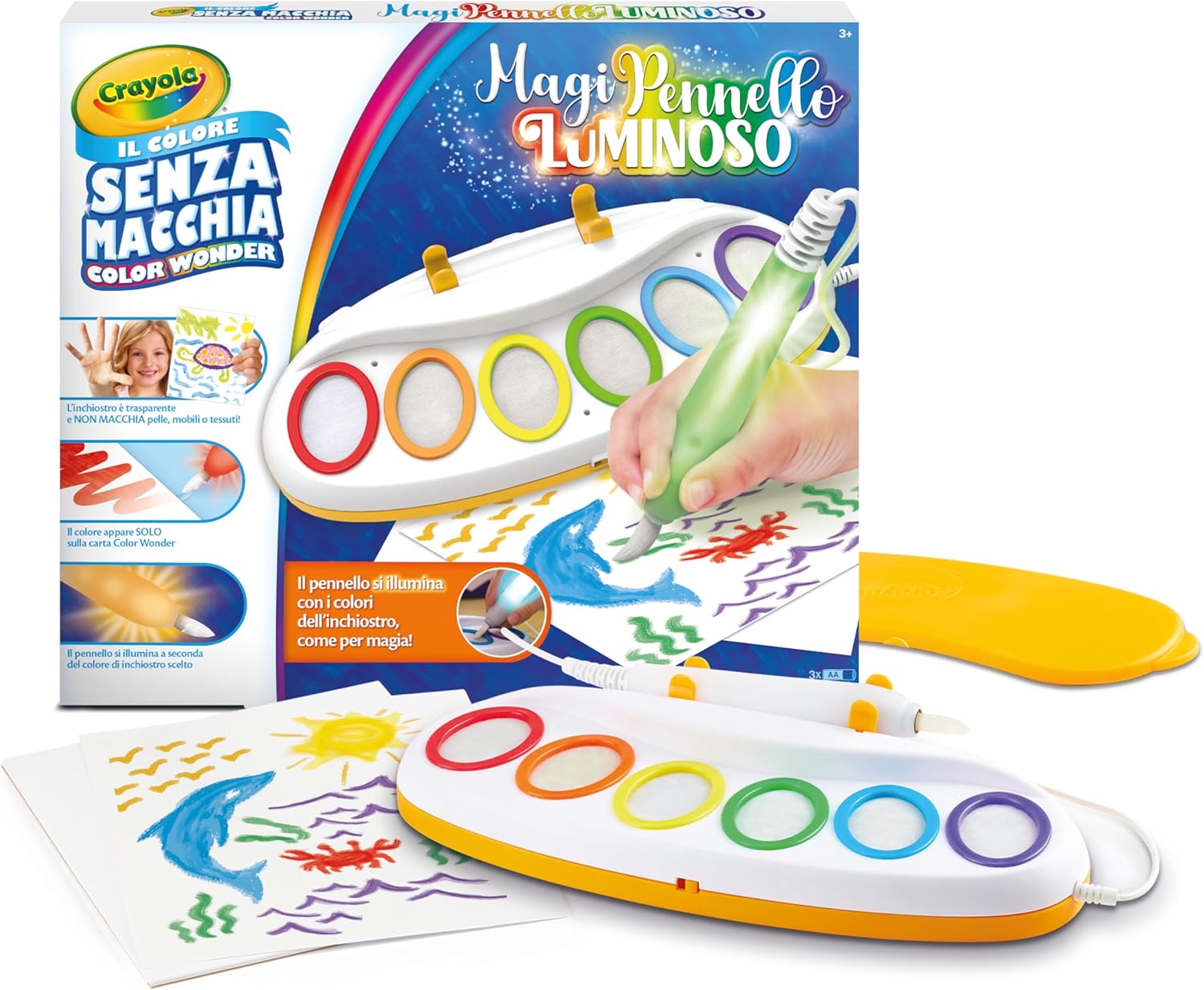 CRAYOLA 256000 COLOR WONDER MAGIPENNELLO LUMINOSO