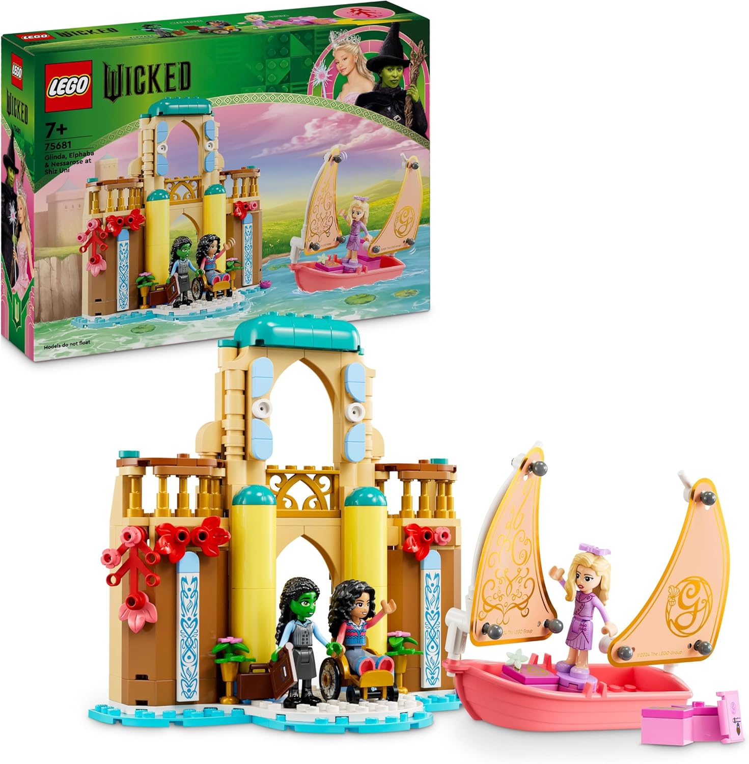 LEGO 75681 GLINDA ELPHABA E NESSAROSE ALL'UNIVERTISTA WICKED