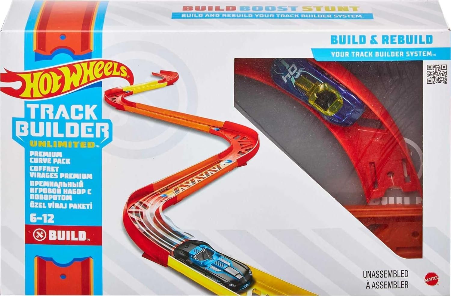 MATTEL GLC88 HOT WHEELS TRACK BUILDER PACK CURVE EXTREME