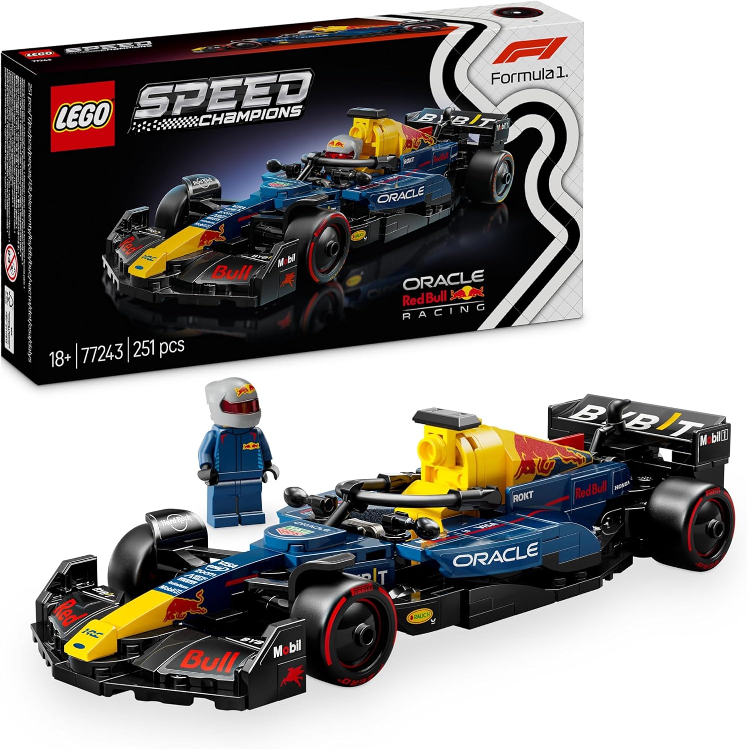 LEGO 77243 AUTO DA CORSA F1 ORACLE RED BULL RACING RB20 SPEED CHAMPIONS