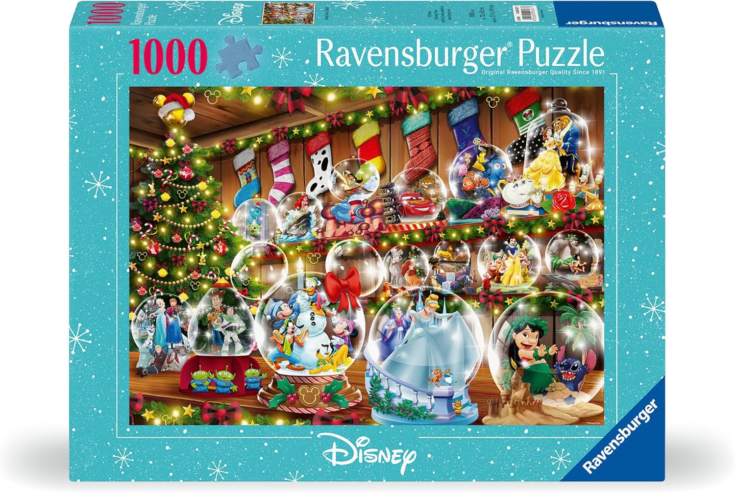 RAVENSBURGER 00537 PUZZLE DA 1000 PZ. DISNEY CHRISTMAS