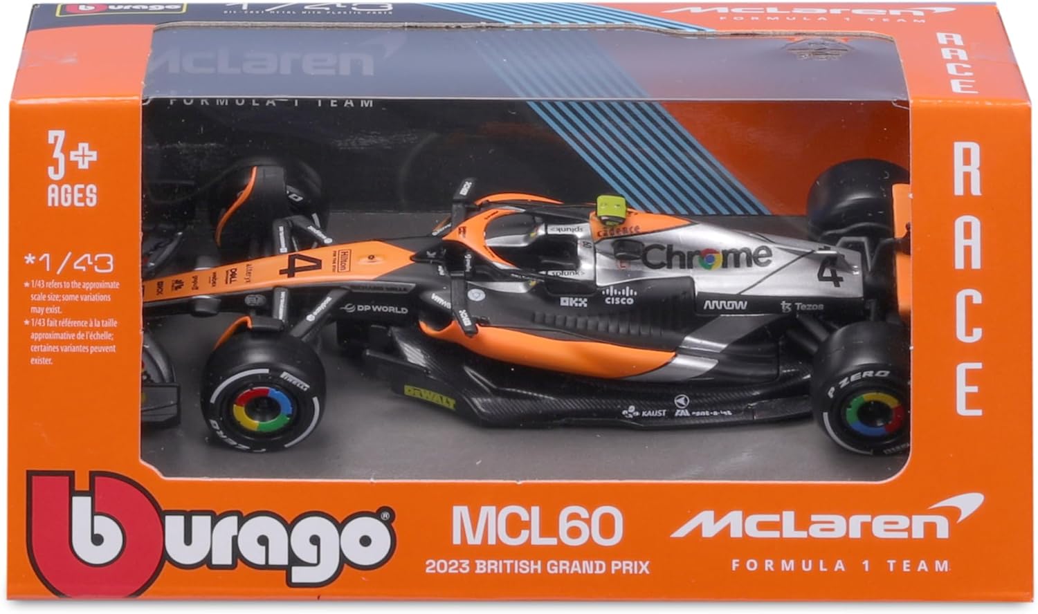 BURAGO 38087 MC LAREN MC60 NORRIS SCALA 1/43