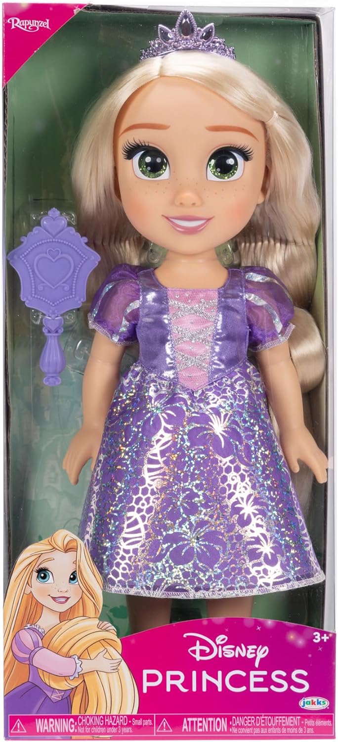 JAKKS 23015 DISNY PRINCESS BAMBOLA CM. 38 RAPUNZEL