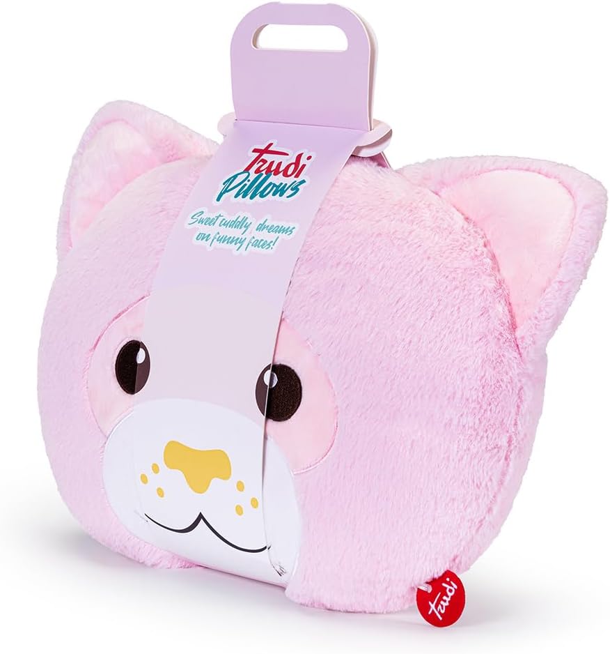 TRUDI 28094 CUSCINO GATTINO ROSA