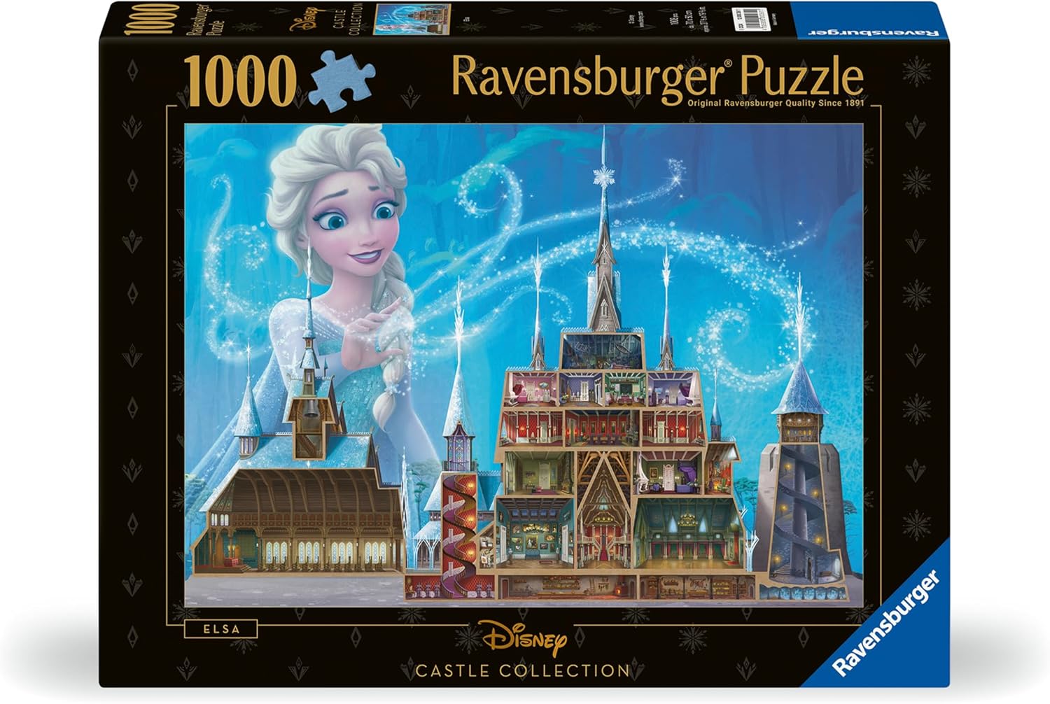 RAVENSBURGER 00261 PUZZLE DA 1000 PZ. ELSA DISNEY CASTLE