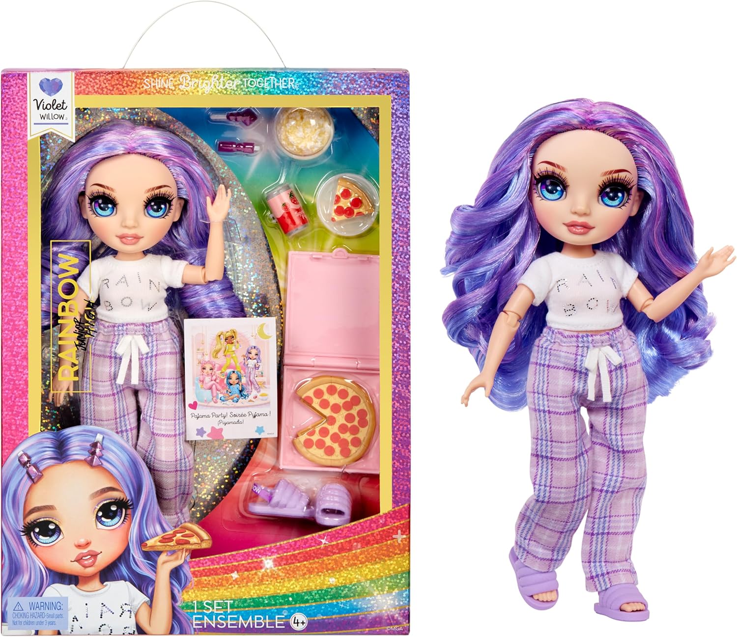 MGA 503705 RAINBOW HIGH JUNIOR PARTY DOLL VIOLET