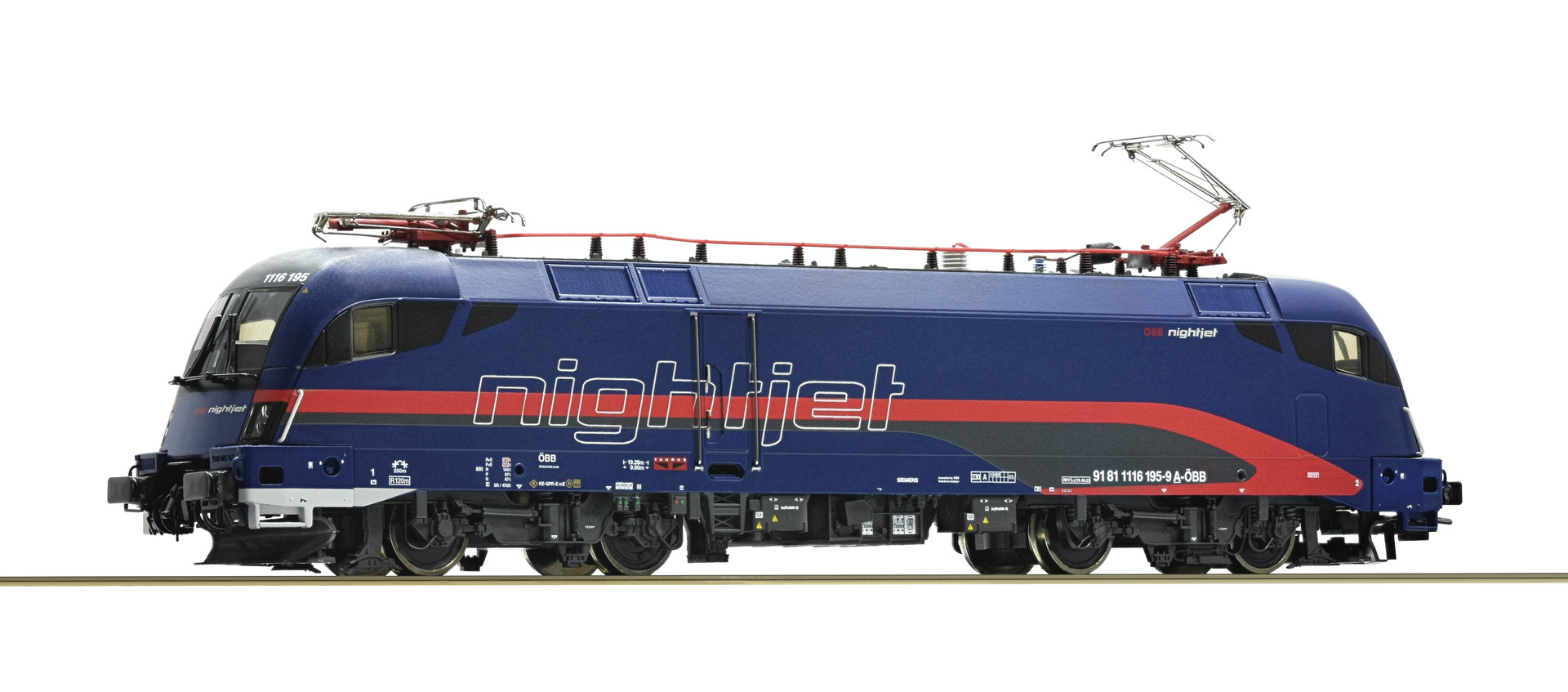 ROCO 70495 LOCOMOTIVA ELETTRICA "NIGHTJET"