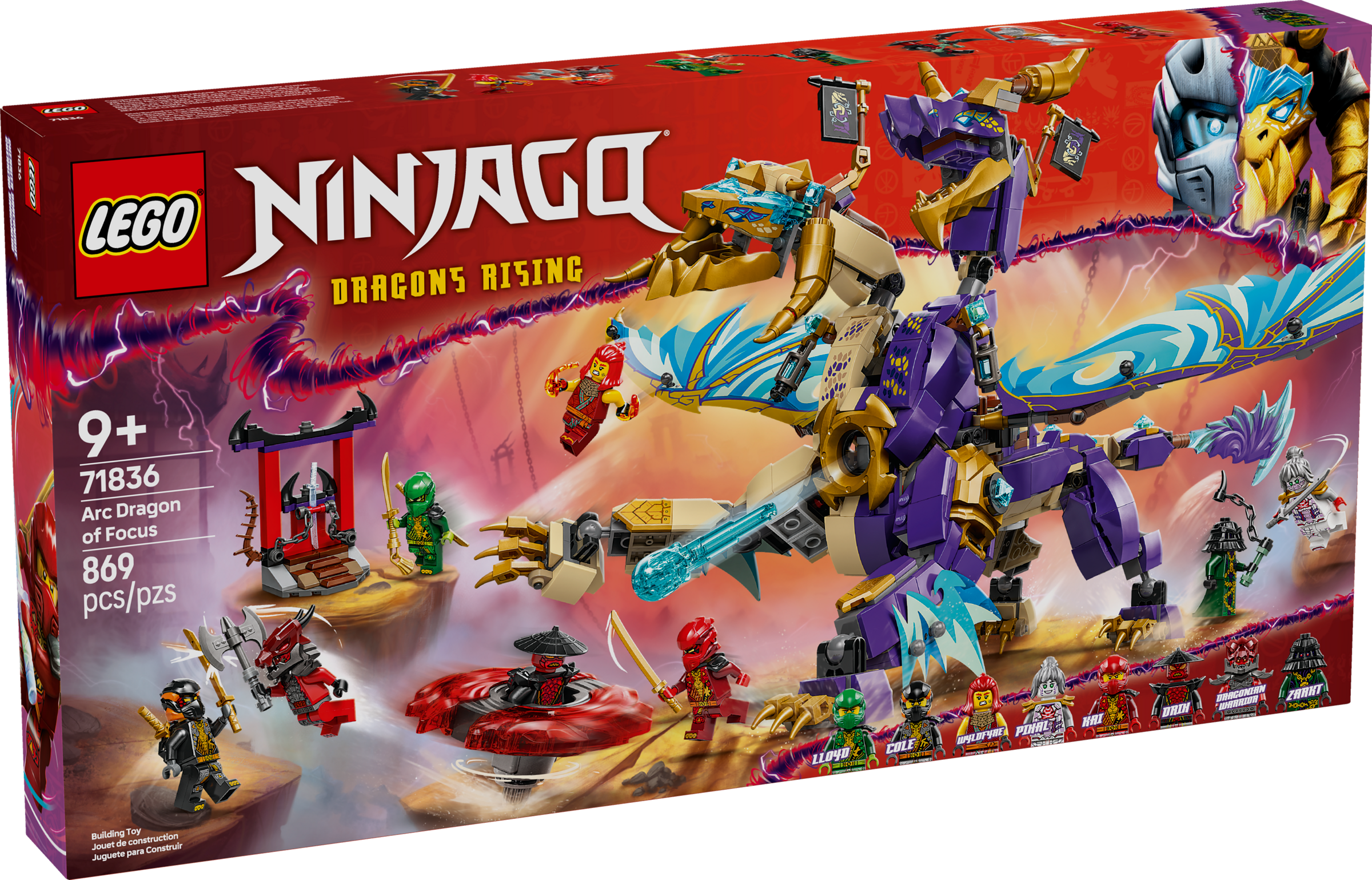 LEGO 71836 ARCO DRAGONE DELLA CONCENTRAZIONE NINJAGO