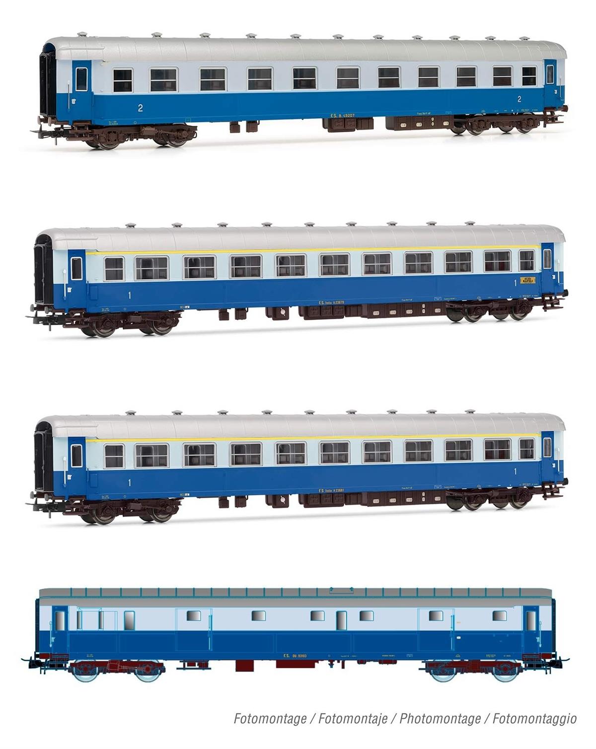 HORNBY HR4275 FS SET TRENO AZZURRO