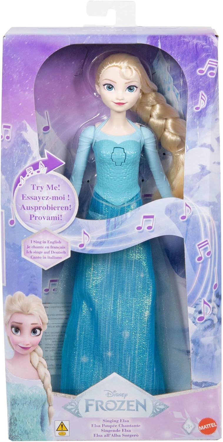 MATTEL JDL58 DISNEY PRINCESS ELSA ALL'ABA SORGERO' BAMBOLA