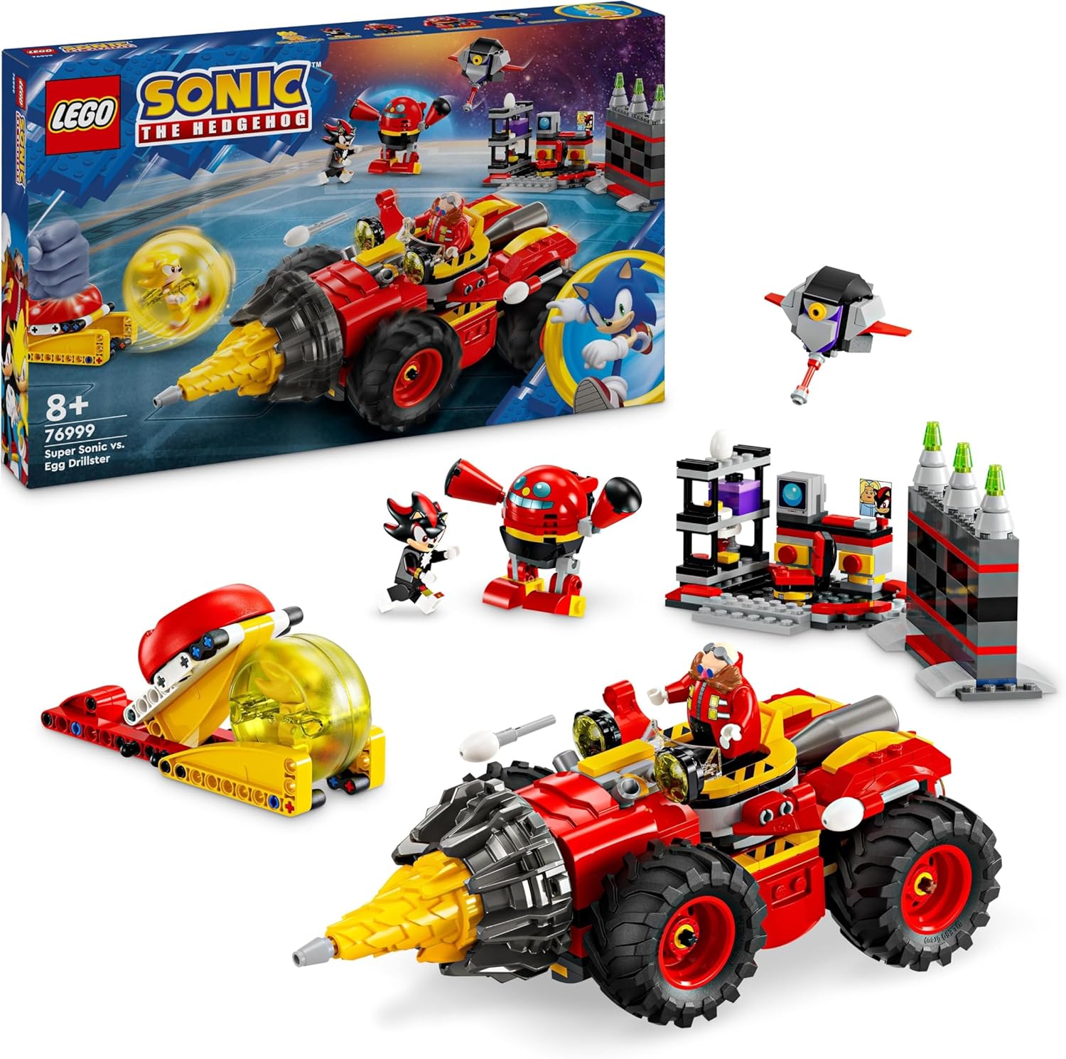 LEGO 76999 SUPER SONIC VS EGG DRILLSTER SONIC