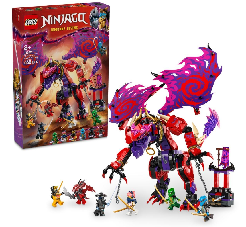 LEGO 71832 THUNDERFANG IL DRAGO DEL CAOS NINJAGO