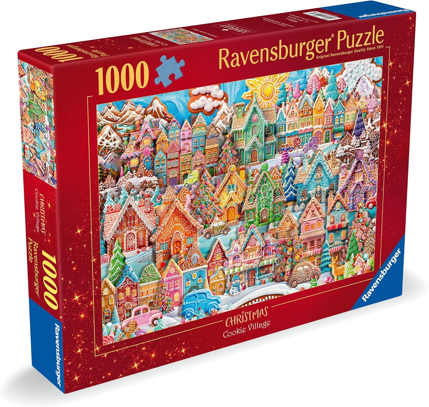 RAVENSBURGER 01267 PUZZLE DA 1000 PZ. VILLAGGIO DEI BISCOTTI DI NATALE