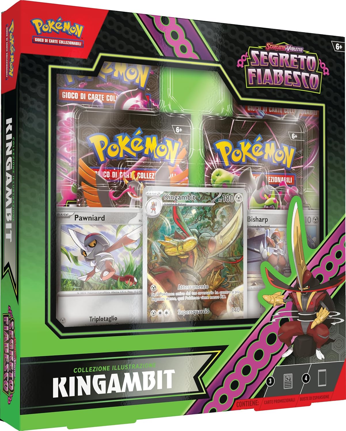 GAMEVISION PK60533 POKEMON SEGRETO FIABESCO COLLEIZONE ILLUSTRAZIONE KINGAMBIT