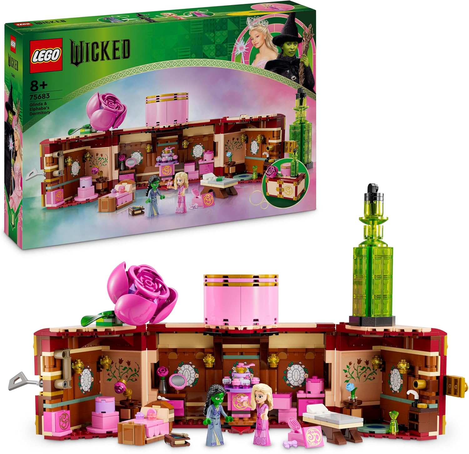 LEGO 75683 IL DORMITORIO DI GLINDA ES ELPHABA WICKED