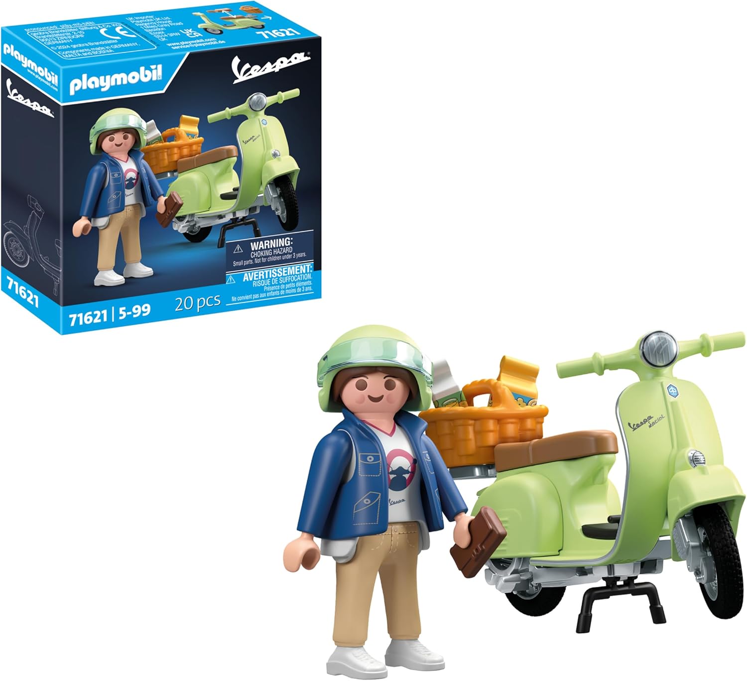 PLAYMOBIL 71621 1969 VESPA 150 SPRINTE CELOCE VERDE