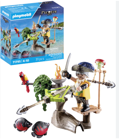 PLAYMOBIL 71795 PIRATA CON BALESTRA