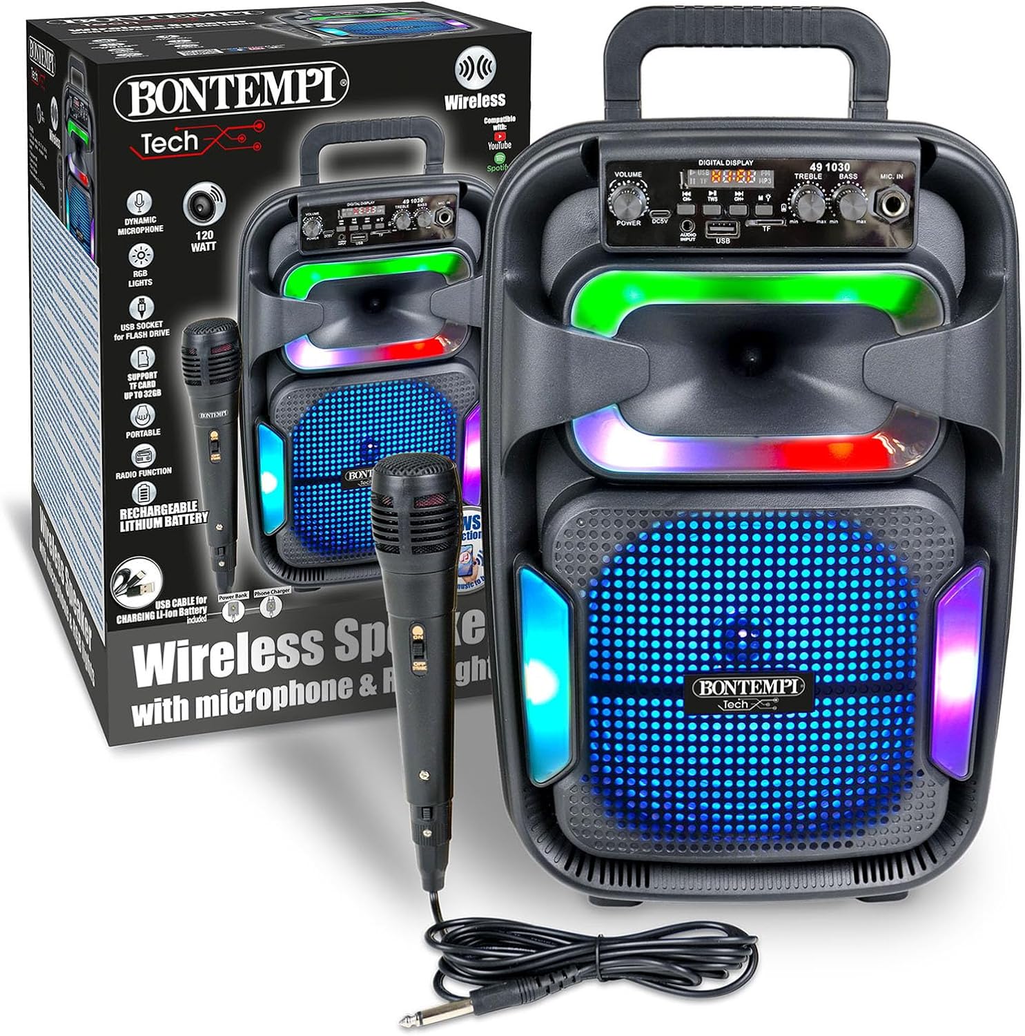 BONTEMPI 49 1030 AMPLIFICATORE WIRELESS CON MICROFONO DINAMICO