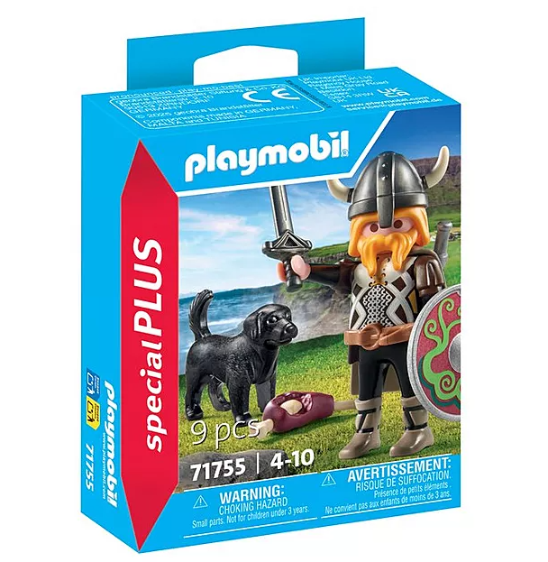 PLAYMOBIL 71755 VICHINGO CON CANE DA GUARDIA