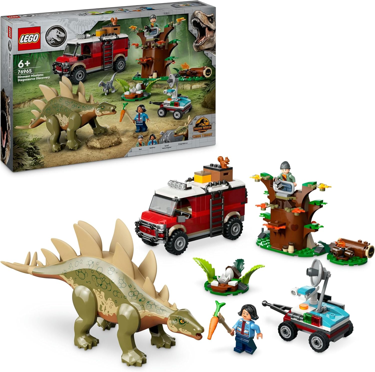 LEGO 76965 MISSIONE DINOSAURO SCOPERA DELLO STEGOSAURO JURASSIC WORLD