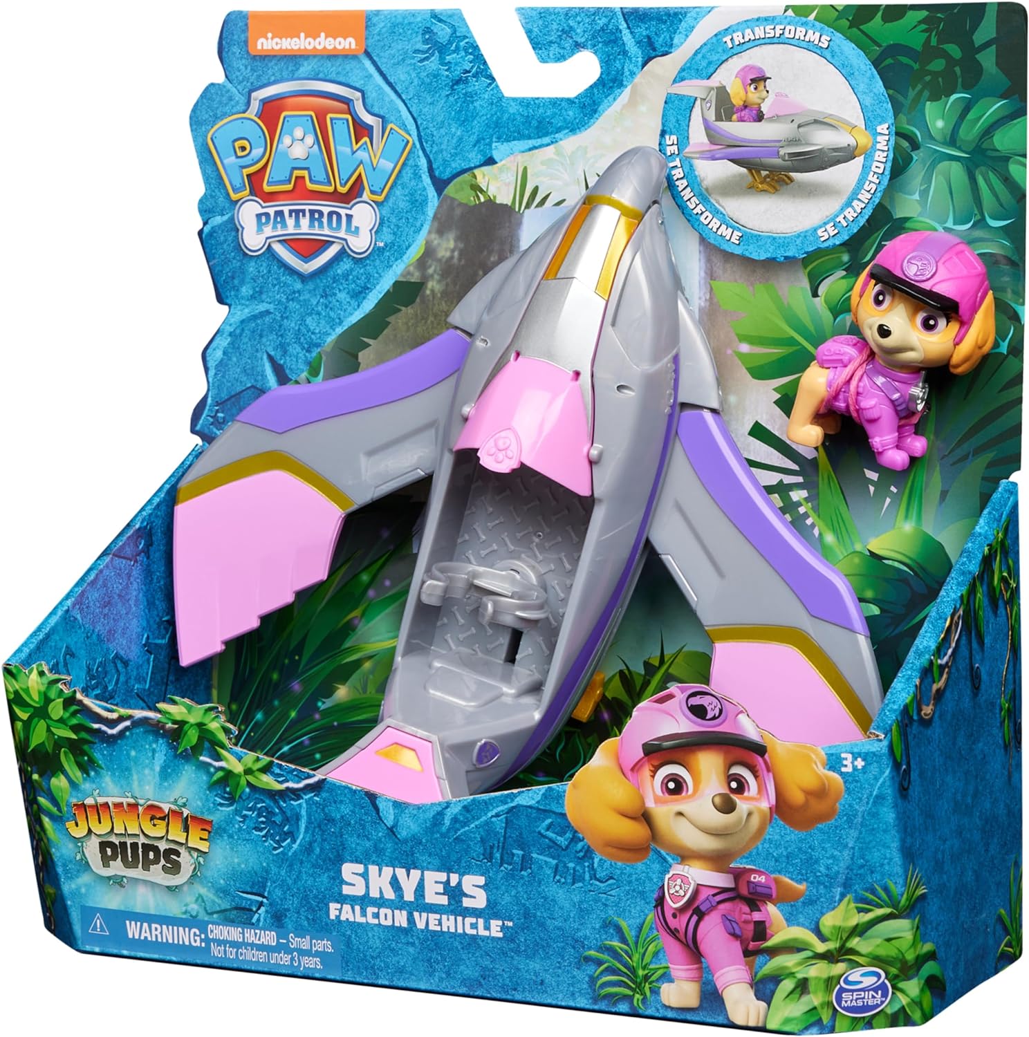 SPINMASTER 6067760 PAW PATROL VEICOLO GIUNGLA SKYE