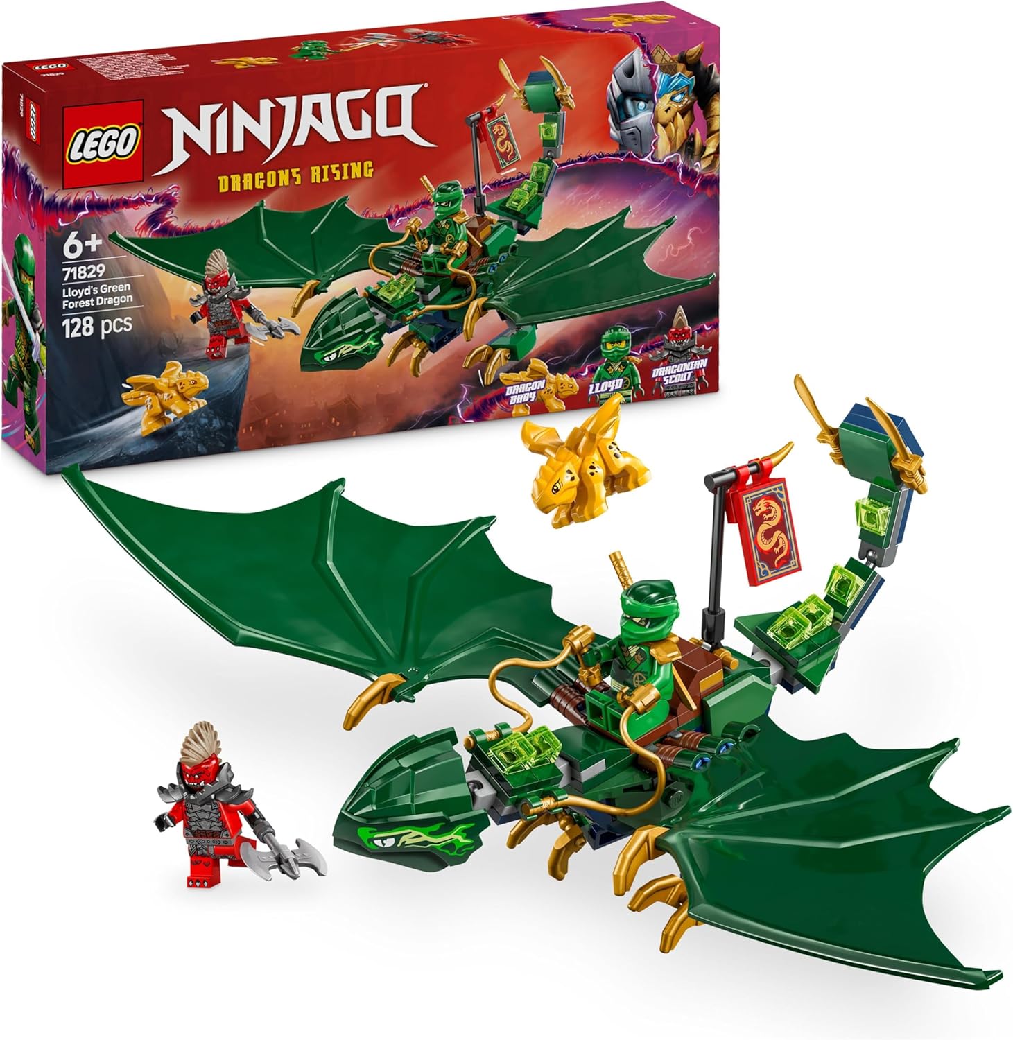 LEGO 71829 DRAGO DELLA FORESTA VERDE DI LLOYD NINJAGO