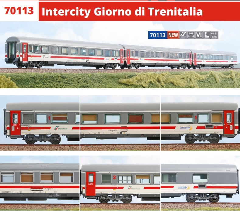 ACME 70113 SET AGGIUNTIVO INTERCITY GIORNO DI TRENITALIA