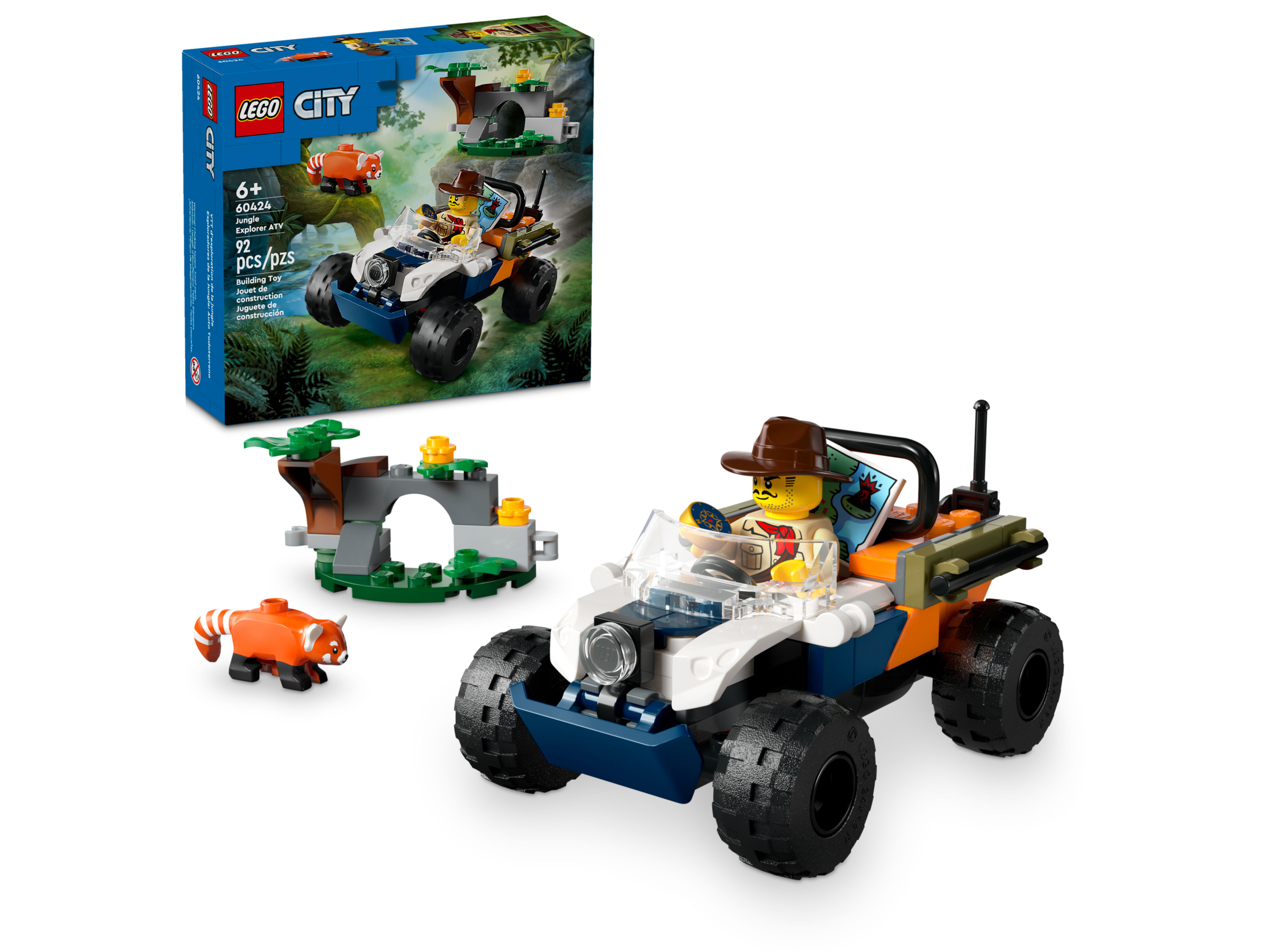 LEGO 60424 ATV DELL'ESPLORATORE DELLA GIUNGLA CITY