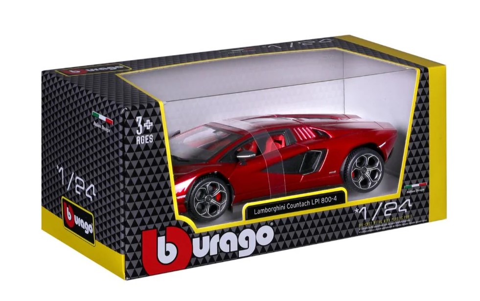 BURAGO 1821102R LAMBORGHINI COUNTACT LPI800-4 SCALA 1/24