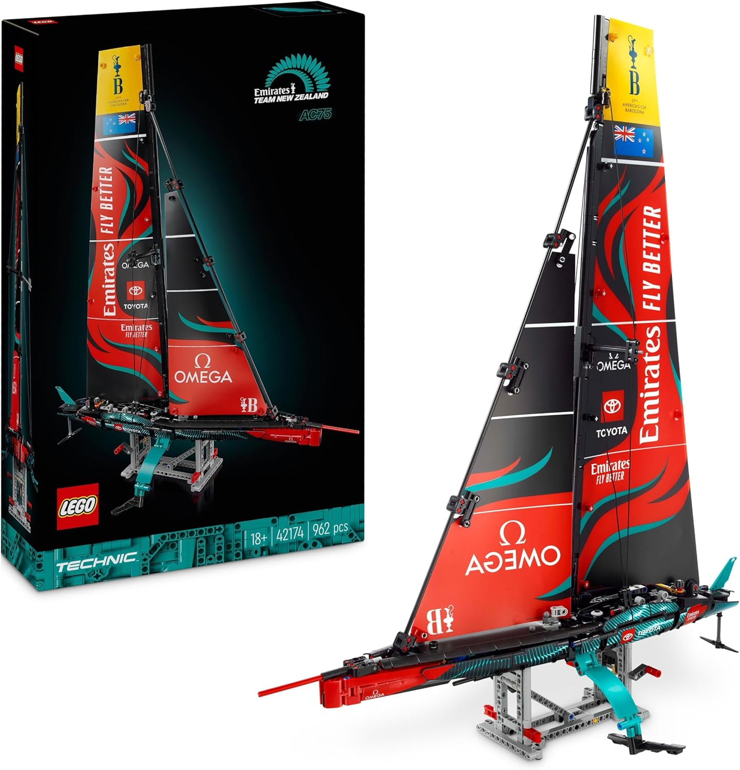 LEGO 42174 YACHT EMIRATES TEAM NEW ZELAND AC75 TECHNIC